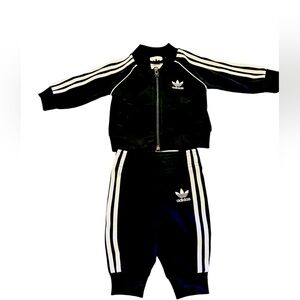 Classic Adidas Adicolor SST Infant Track Suit |Preowned |0-3 Months